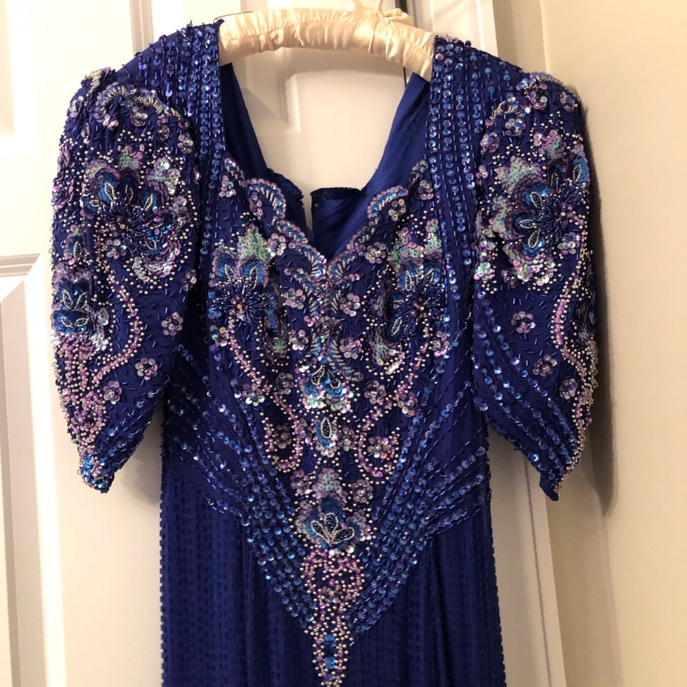 Blue mother of the bride dress!!